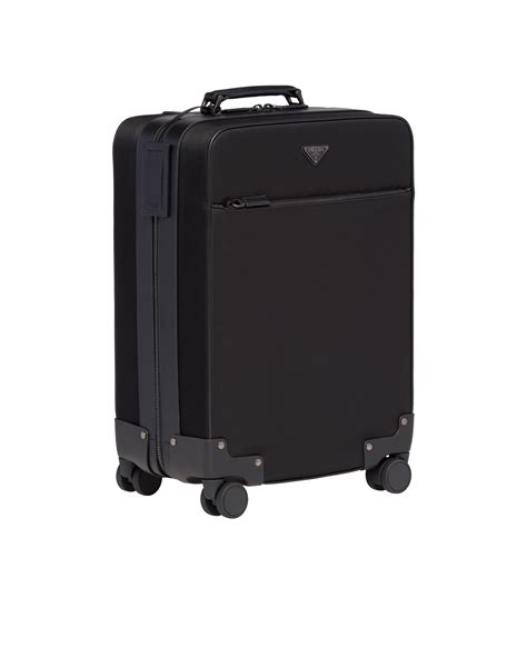 prada trolley black leather|Re.